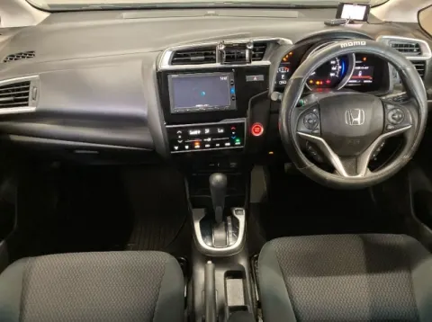 Honda Fit 2017 black hatchback, side view, automatic transmission, for sale in Musina.