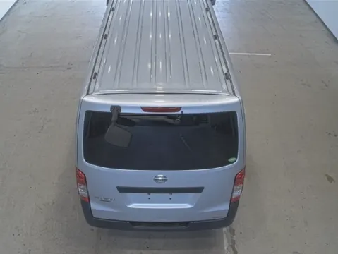 2017 Nissan Caravan NV350 DX grey van, rear three-quarter view