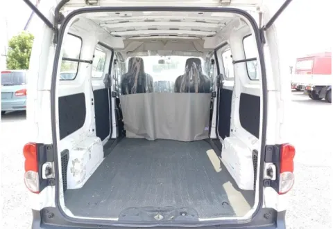 Seating area inside the Nissan NV200 Vanette