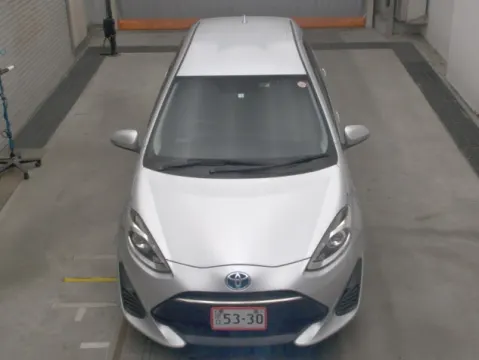 Engine bay of Toyota Aqua 2018 S Grade hybrid