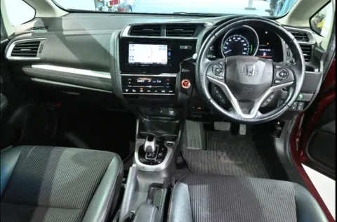 Honda Fit Hybrid 2018 hatchback in pink, side view, in Musina.